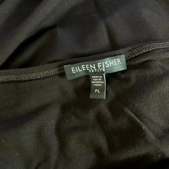 Eileen Fisher Washable Rayon Top Women PL 3/4 Sleeve Scoop neck StretchTee Shirt - Picture 9 of 11